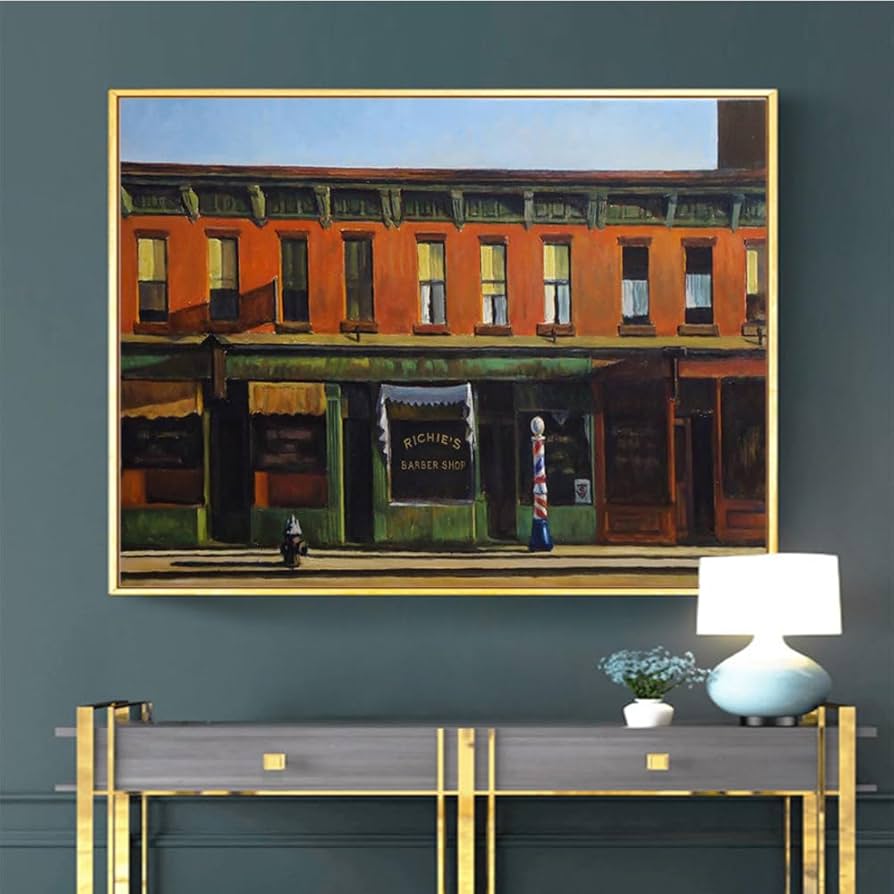 Amazon.com: Early Sunday Morning by Edward Hopper Print